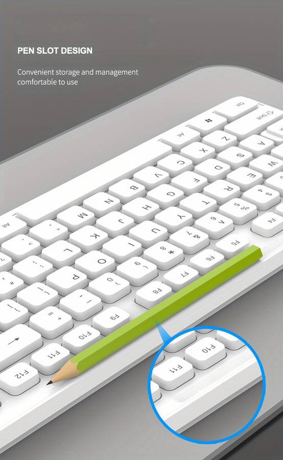 keyboard color White
