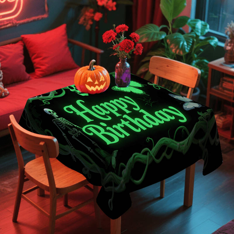 Halloween tablecloth decoration size 140 x 180cm or 55.11 x 70.86inch