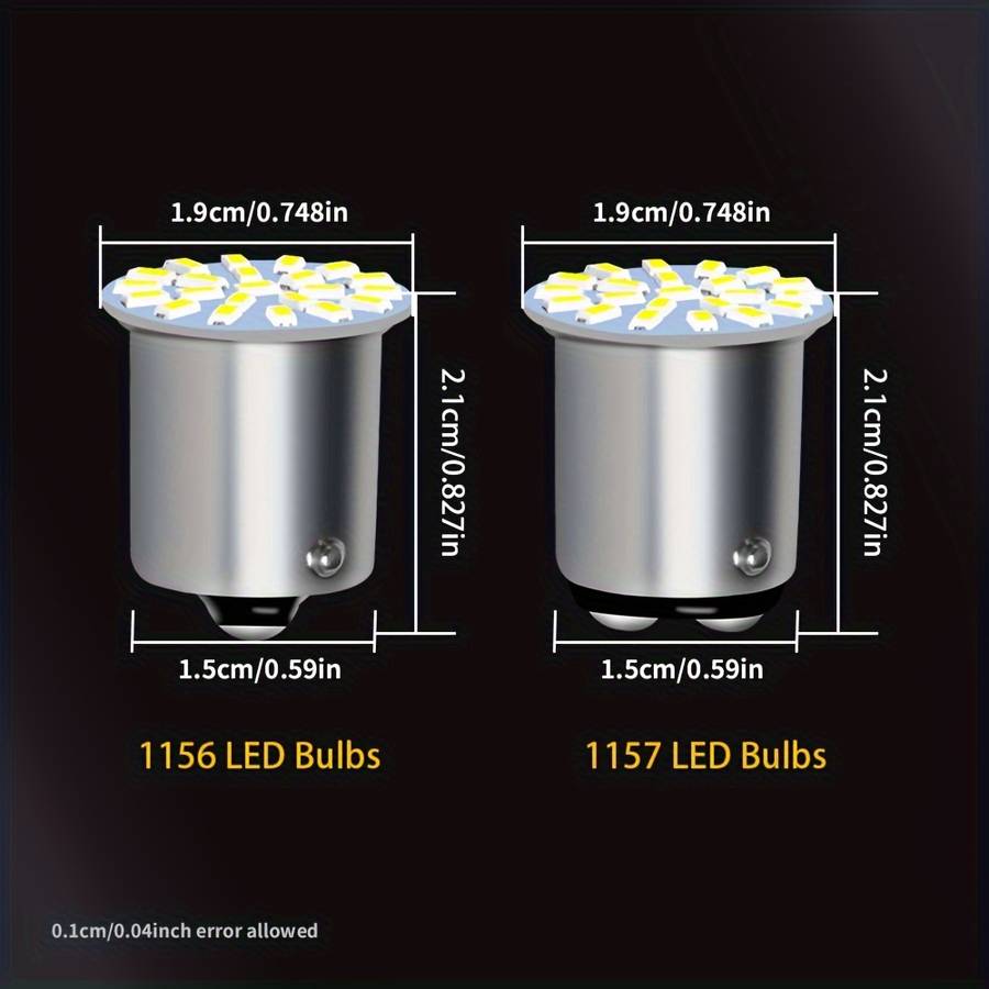 Car Lights Color 1157 Bay15D P21 5W White