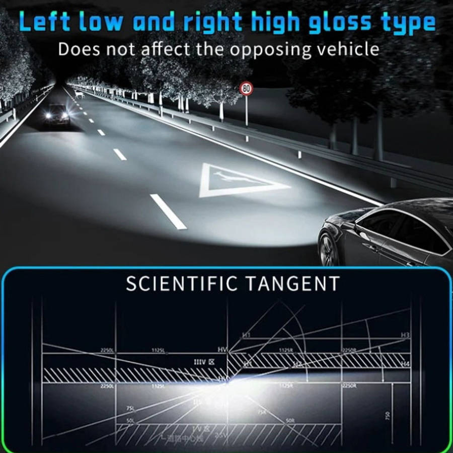 Car Lights Color 2Pcs H1