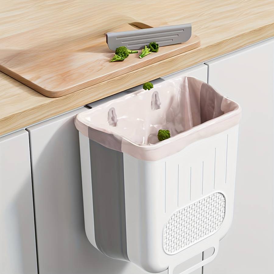 Garbage Can Color Snow White  Large 10L