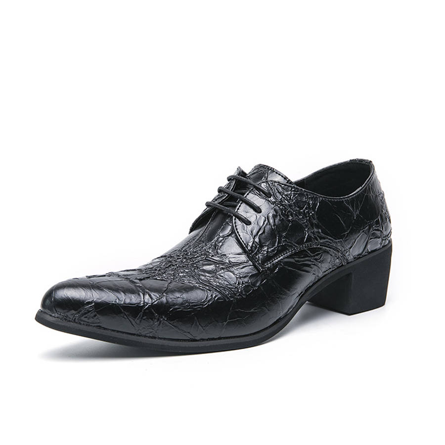 Mens Leather Shoes Color Black Sizeuk 10.5