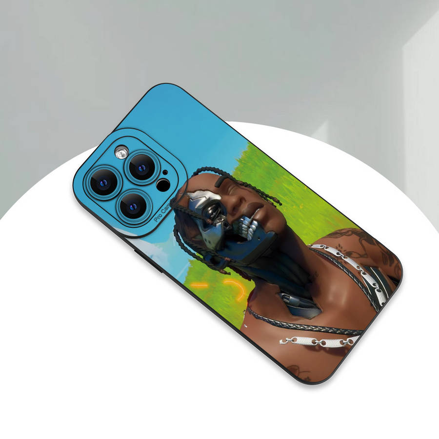 1Pc Black For iPhone 14 Plus Dreadlock RAP Boy Phone Case
