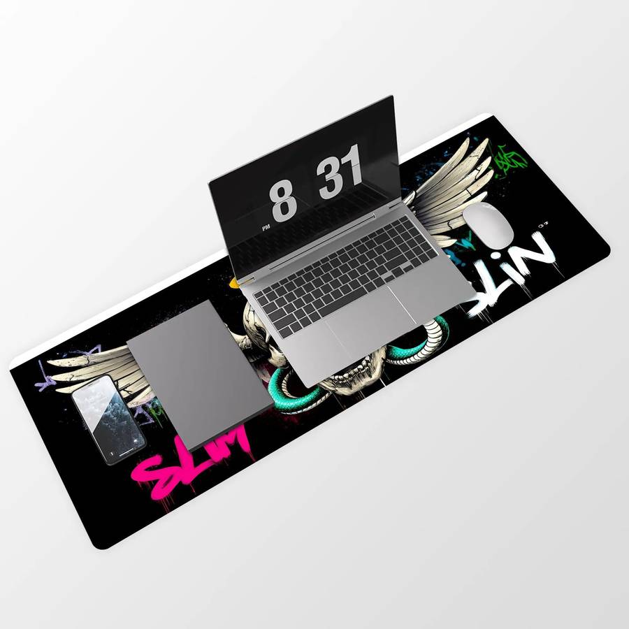 Mouse Pad Color White Size 80X40Cm