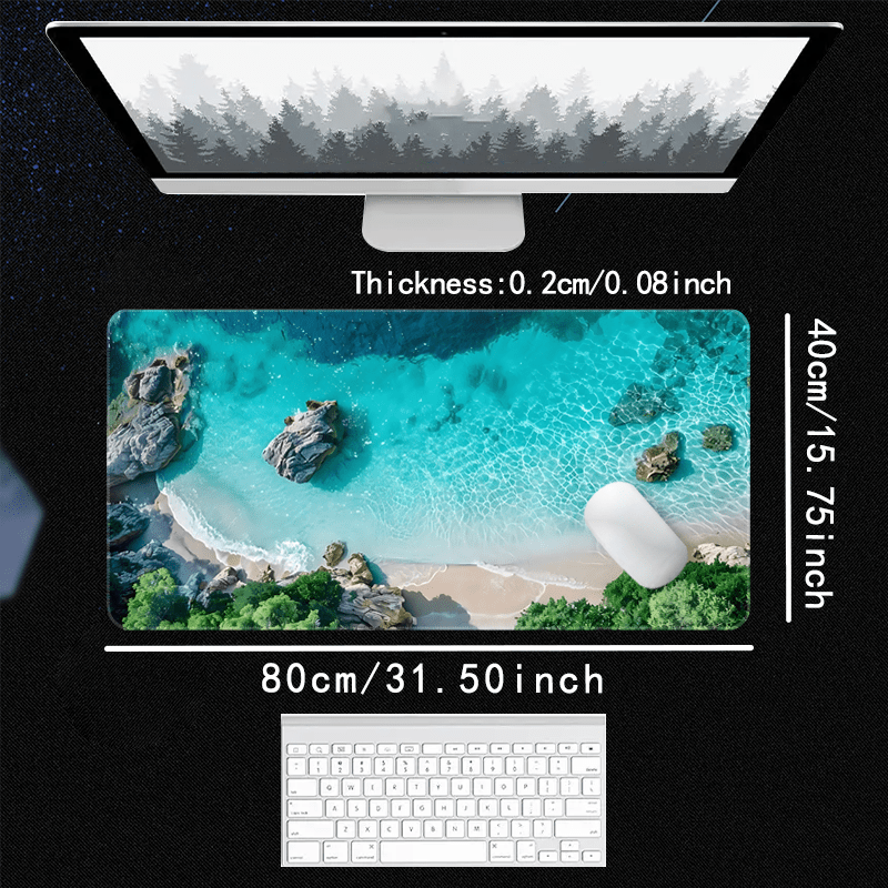 Mouse Pad Size 23.62X11.81Inch