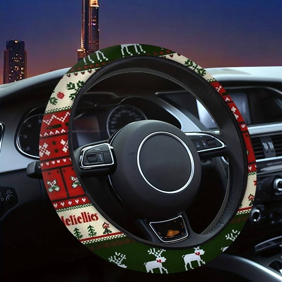 Car Steering Wheel Cover 38X38 Style Digital Printing