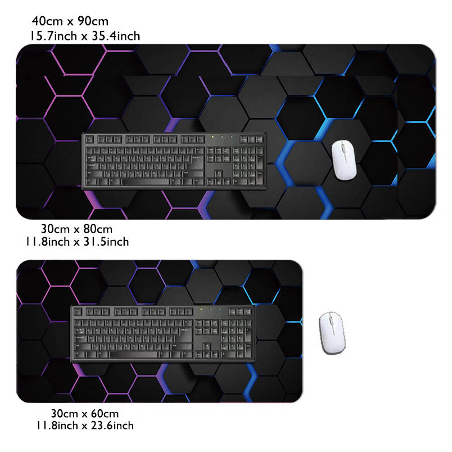 Versatile Stable Large Gaming Mouse With Slip For Study Room 40X90Cm Purple