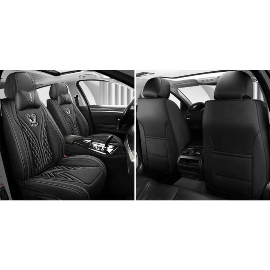 Car Seat Cushion 5Pcs Mystery Black