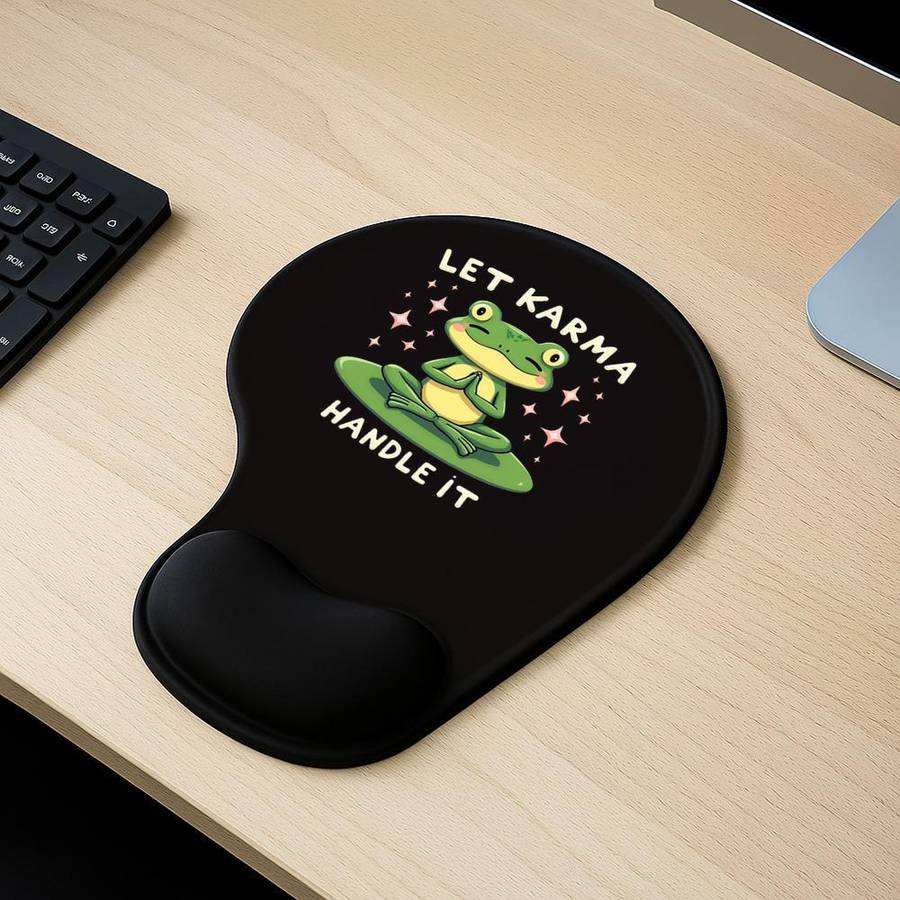 HeavyDuty HighPrecision Anime Frog Mouse With Meditating For Graphic Designers