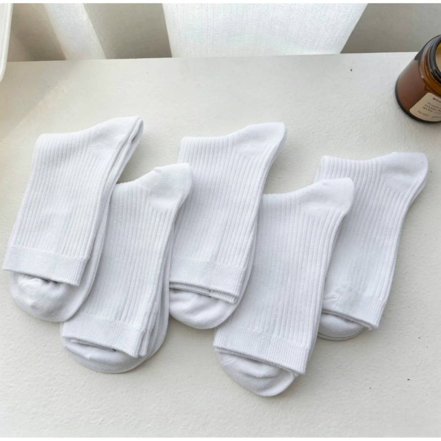 Women S Socks Color 5 Pairs Of Black Size Onesize