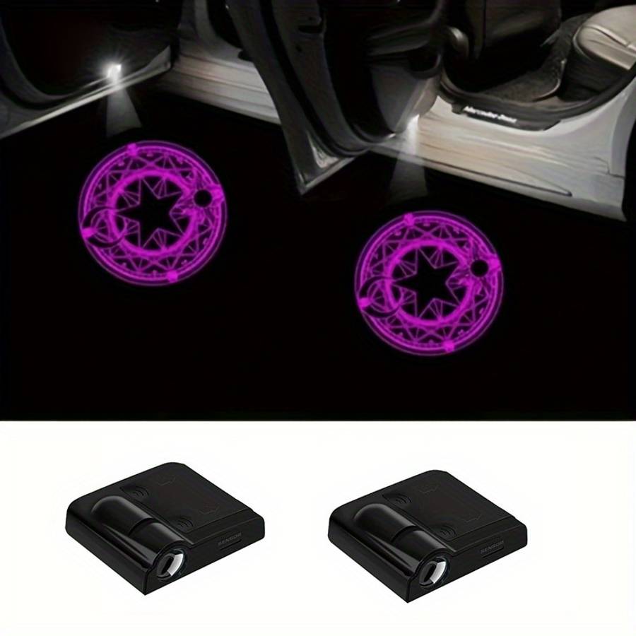 Car Lights Color 2Pcsblack