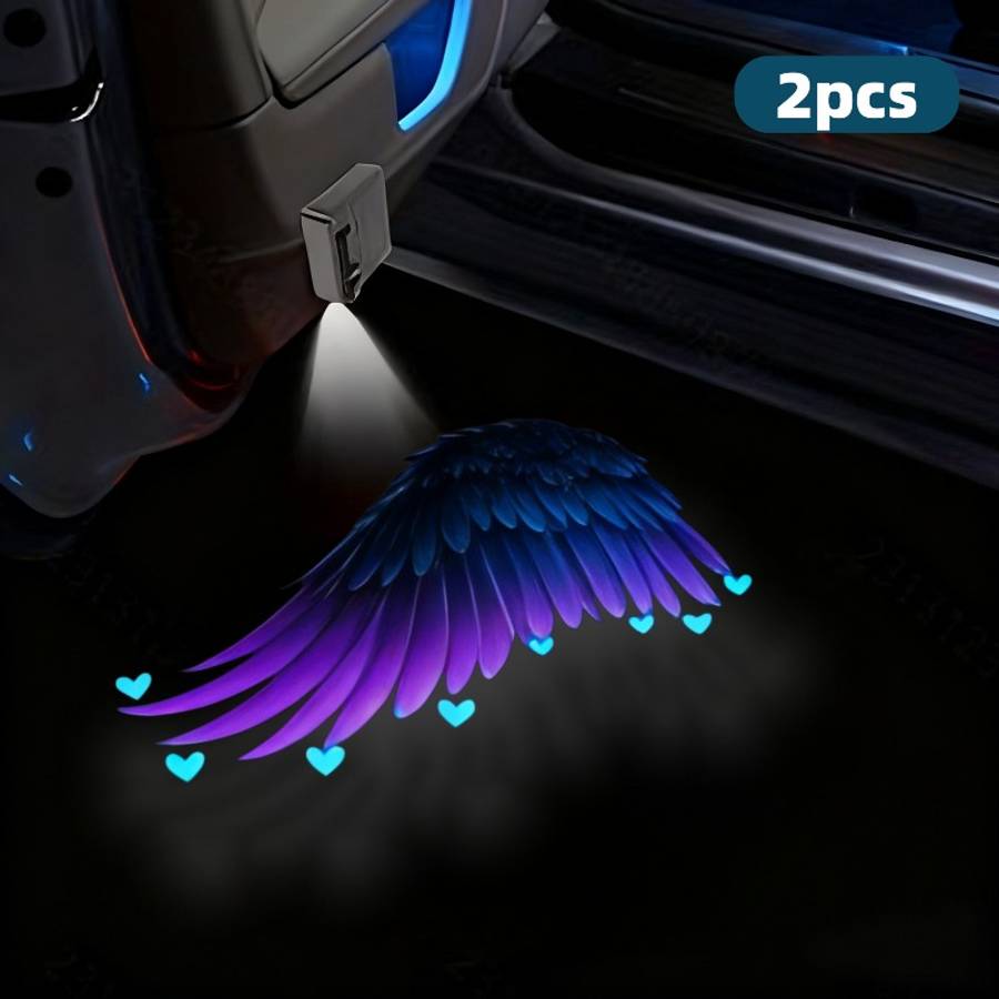 Car Lights Color Black Purple Quantity 2Pcs
