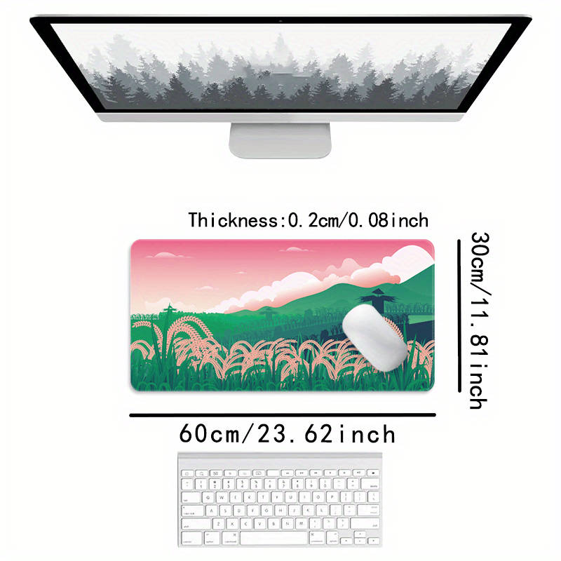 Mouse Pad Size 31.50X15.75Inches