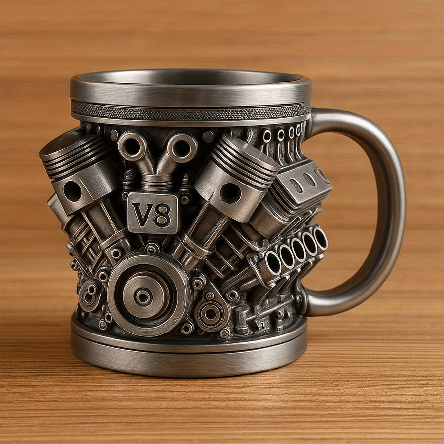 Water Cup Color V8 Silvery