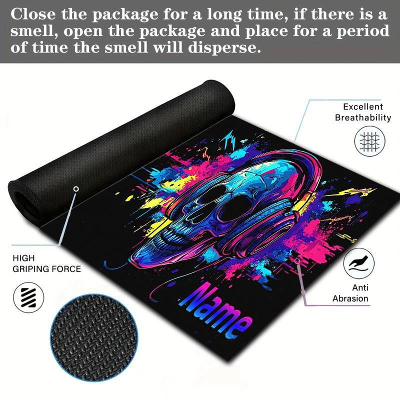 Mouse Pad Size 1Pc Colorful Skull 30X60Cm