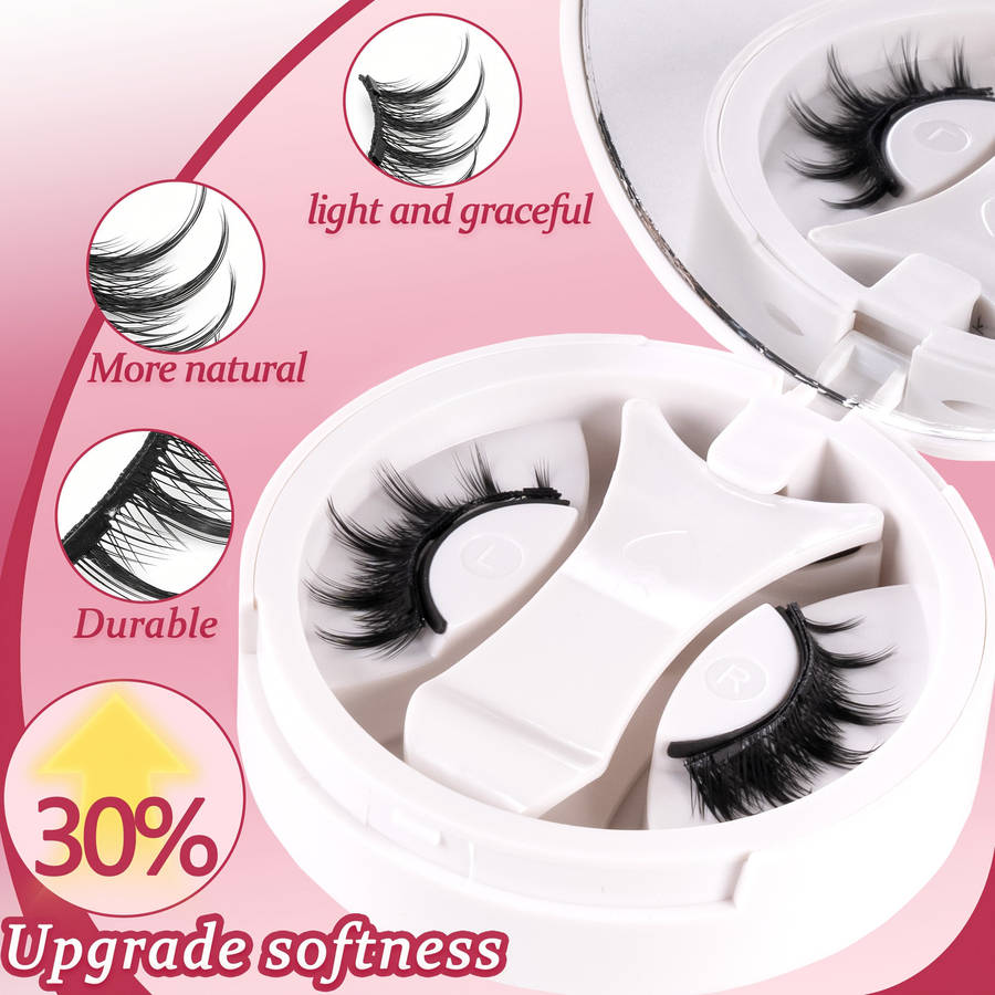 False Eyelashes Color Magnetic Suction Hair A