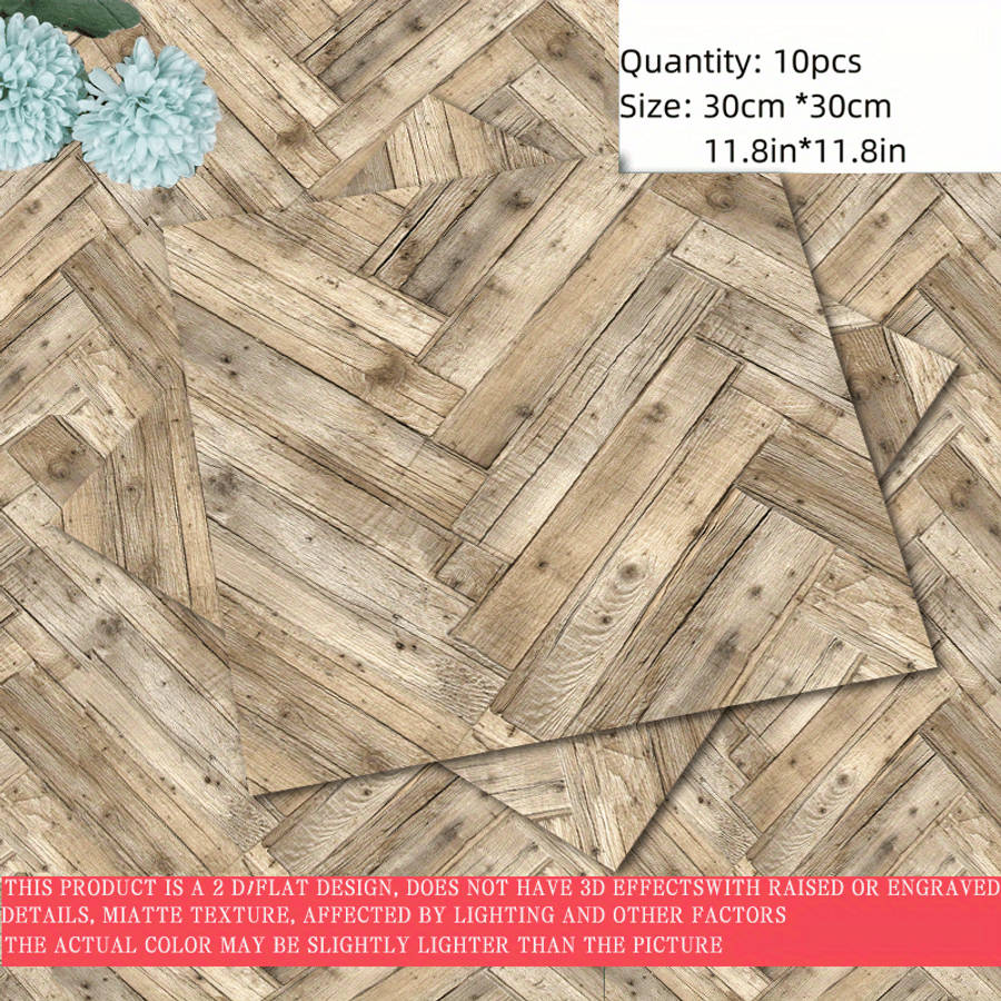 Self Adhesive Floor Stickers 11.81X11.81In30Cm