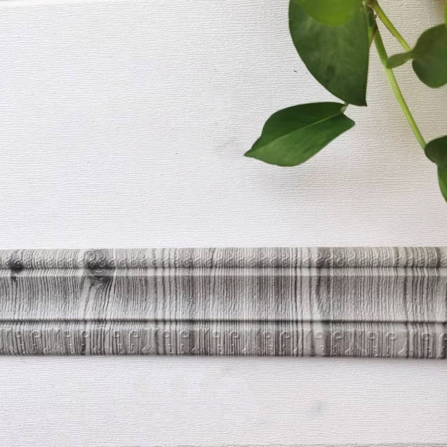 Skirting Board Grey Wood Size 225*5Cm*