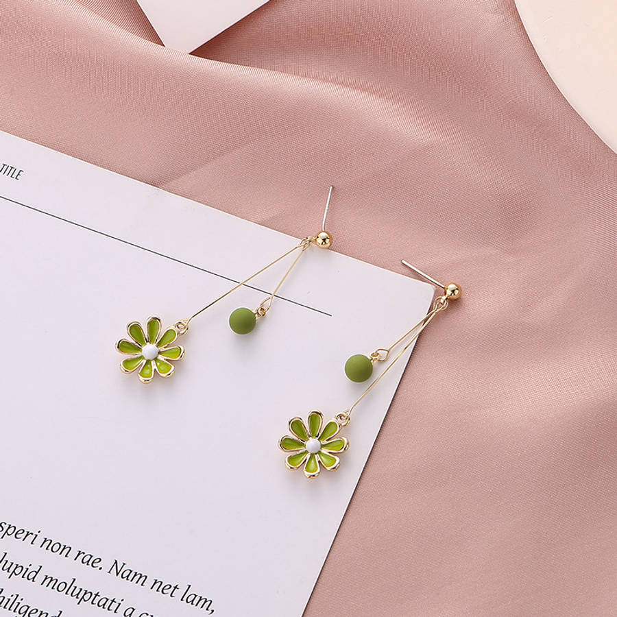 Women S Earrings Color Green