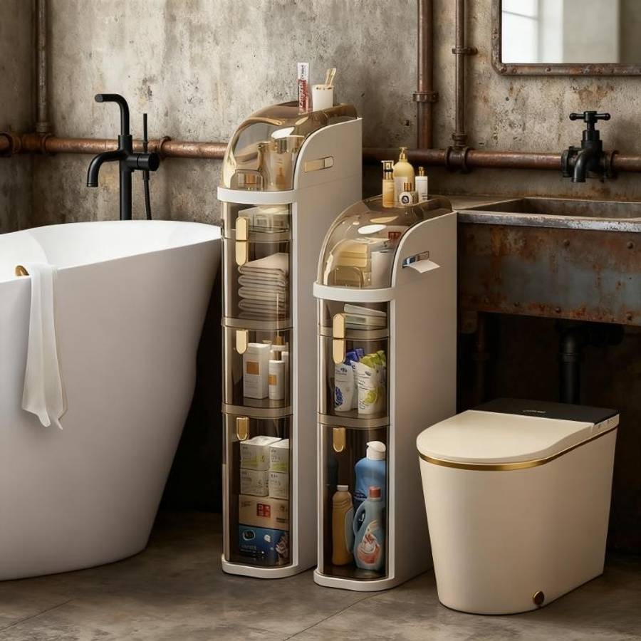 Bathroom Storage Rack Color Modern Style Three Layers Modelfggfp5064