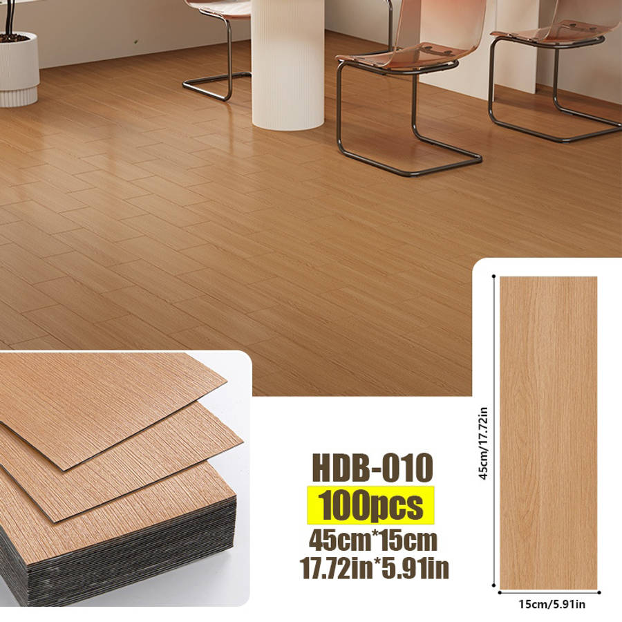 Self Adhesive Floor Stickers Hdb 010 45*15Cm 100Pcs