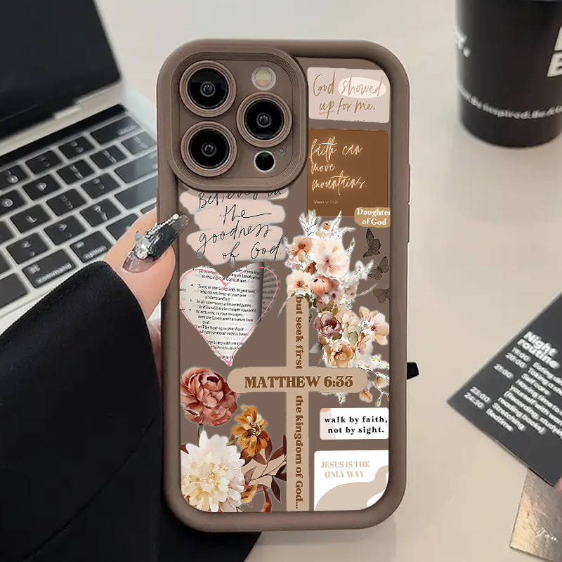 1Pc Brownness For iPhone 15 Plus Phone Case Phone Cover