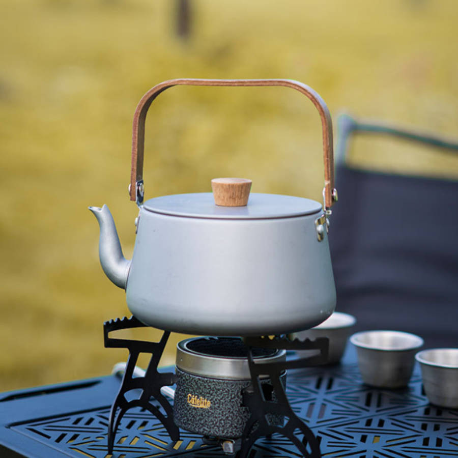 3 Portable Outdoor Gas Stove Windproof Camping Stove Press Power Ignition No