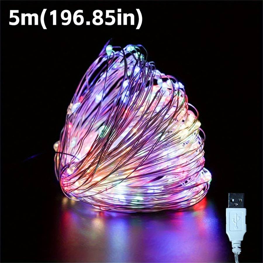 Christmas Lights Colorful Model 5 Meters 50 Lights