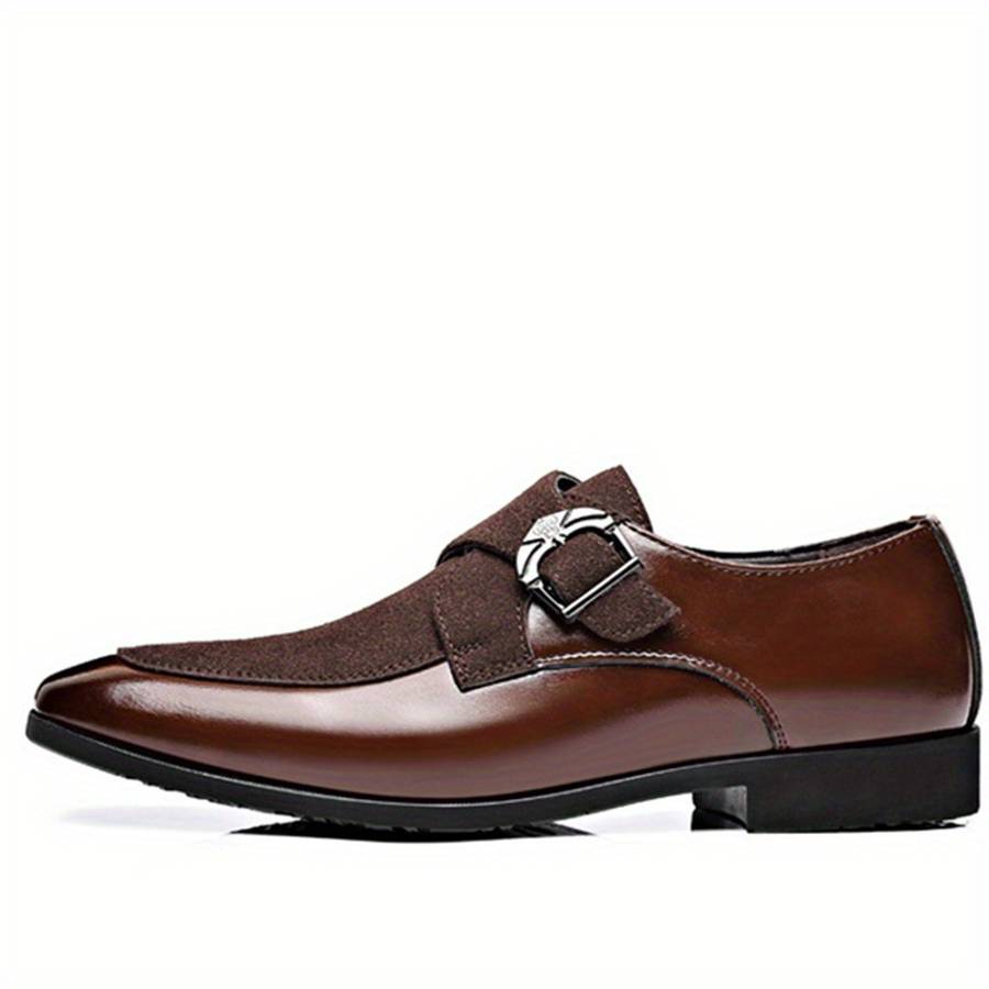 Mens Leather Shoes Color Black Sizeuk 10