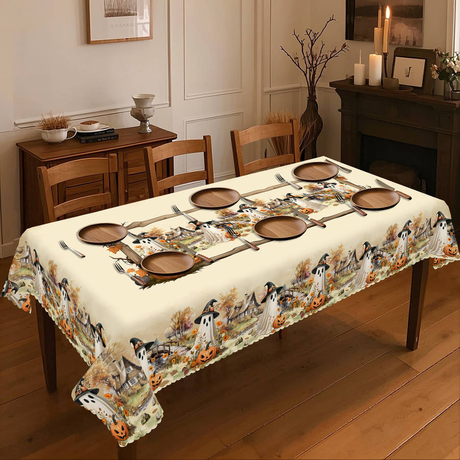 Halloween tablecloth decoration size Rectangle 6086in 152220cm