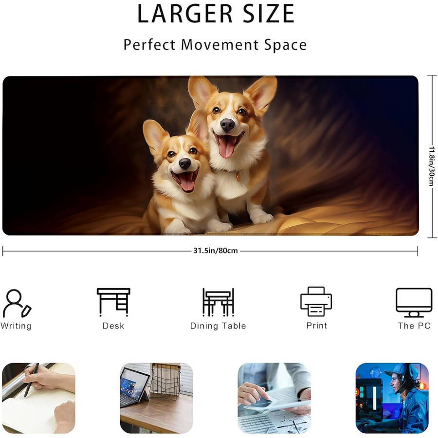 Mouse Pad Size 11.8X23.6 Inch