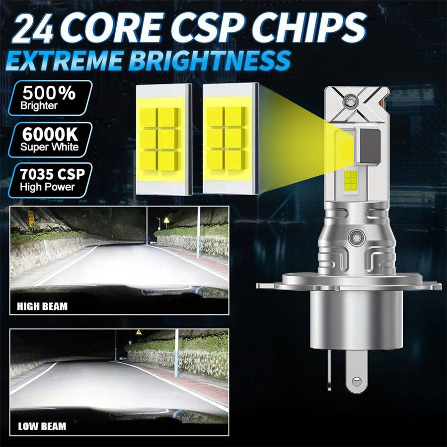 Car Lights Quantity 2Pcs H4