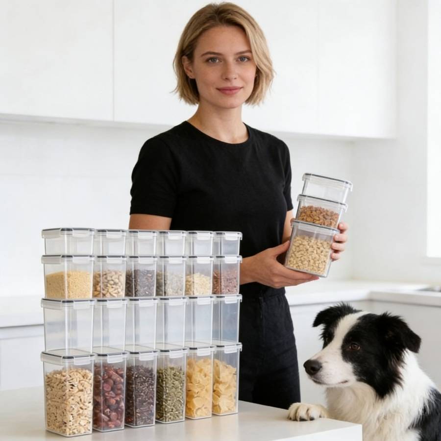 Sealed Jar Applicable People Shiny 16Pc Storage Jar Styledlnnn5714