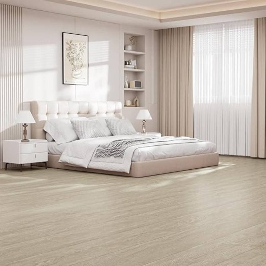 Self Adhesive Floor Stickers Maple Birch 30*500