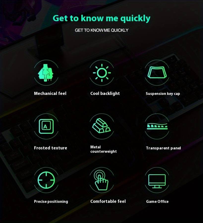 keyboard color Black