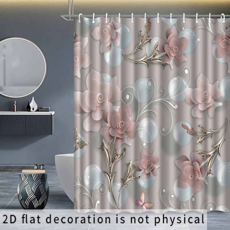 Waterproof Shower Curtain Size 70.9X47.2Inch180X120Cm