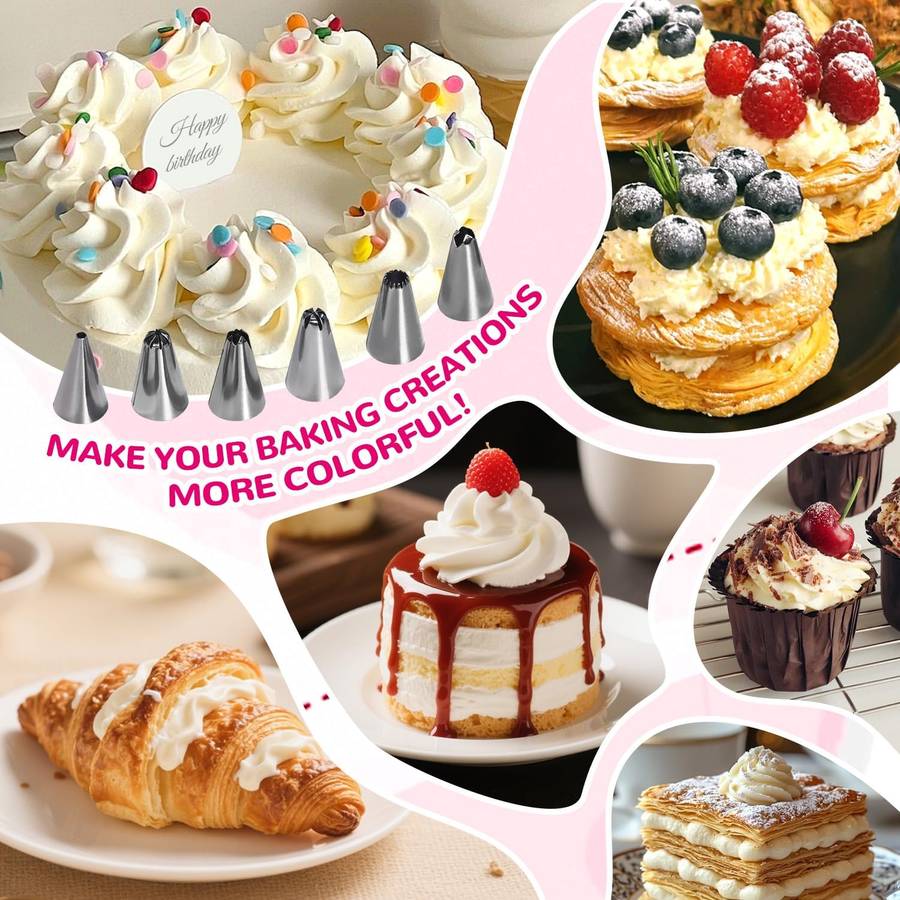 Professional Cake Decorating Head Items Cake Diy Decorating Piping Nozzle