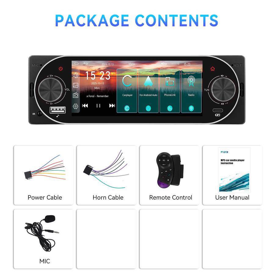 Car Audio  Entertainment System Items No Camera