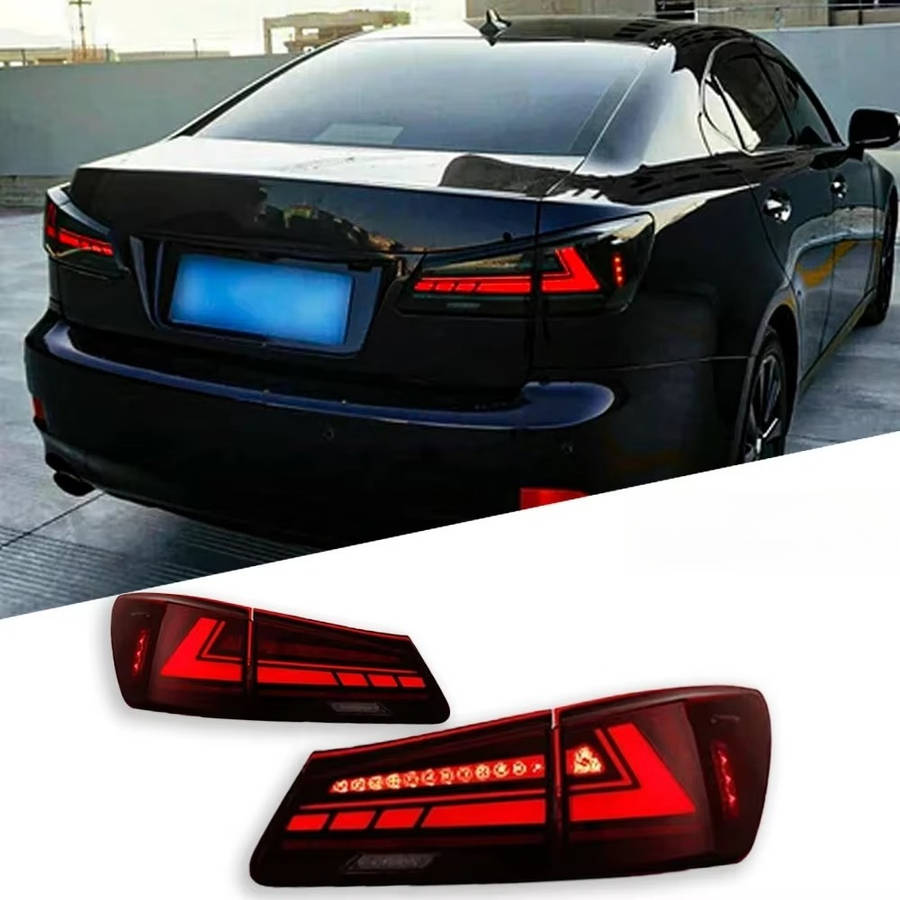 Car Lights Color Red Version1 Set