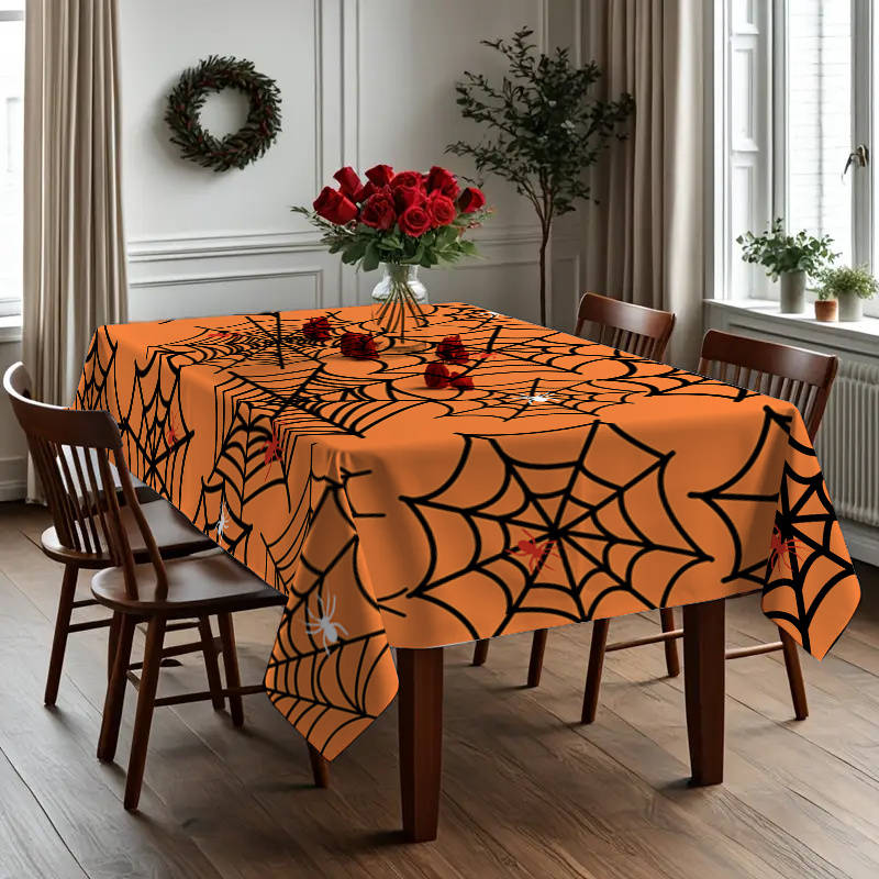 Halloween tablecloth decoration size 140x220cm or 55.1x86.6inch