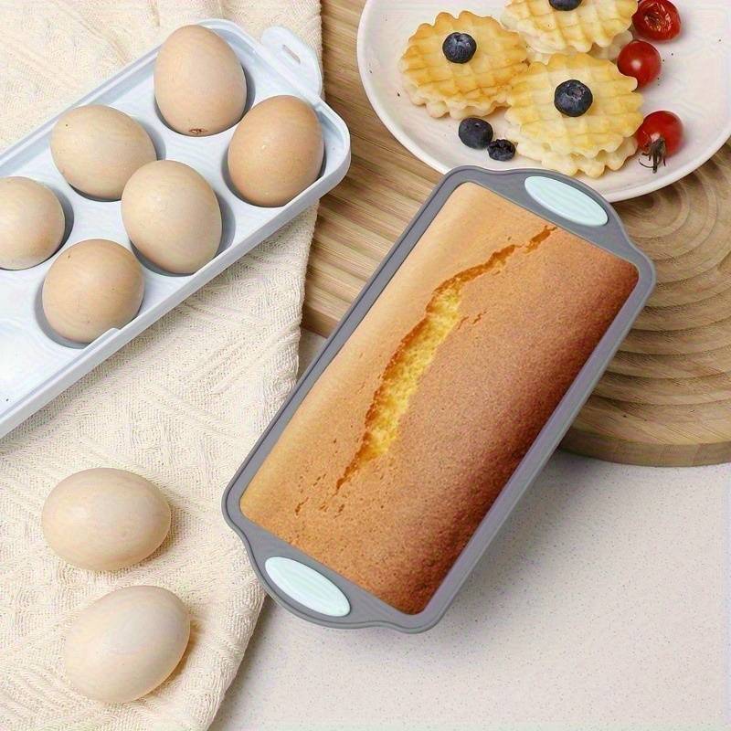 Suitable For Baking Molds Color Gray Edged Blue Quantity Two Piece Set