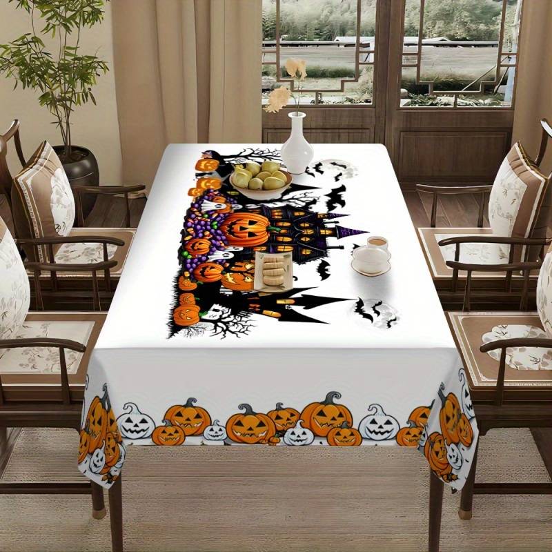 Halloween tablecloth decoration size 55.11in x 70.8in 140cm x 180cm