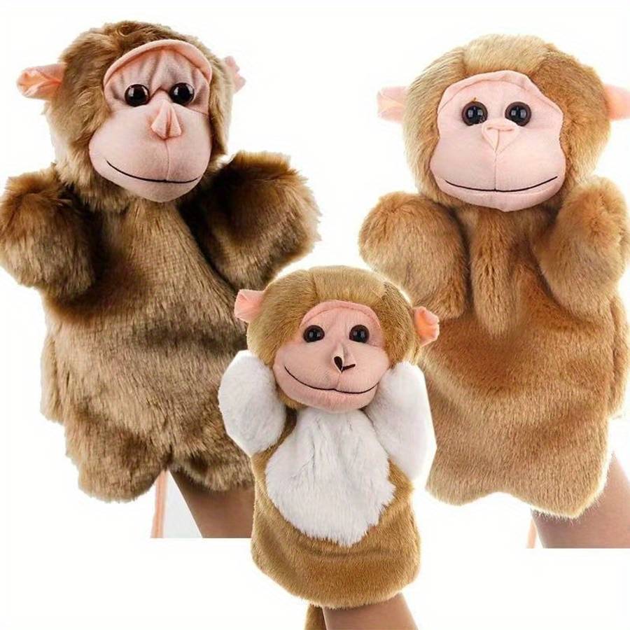 Plush Toyss color Monkey Hand Puppet Quantity 1pc