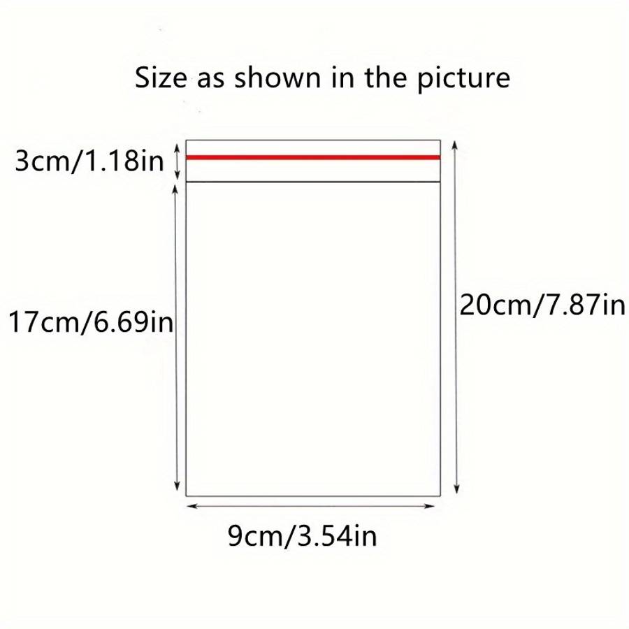 Storage Bag Size 4X7Cm1.57X2.76In