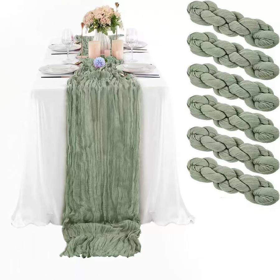 Wedding Supplies Style Sage Green Capacity 4 Tablecloths