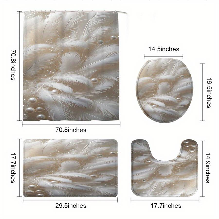 Waterproof Shower Curtain Color Polychrome Size 90Cm*180Cm35In*71In