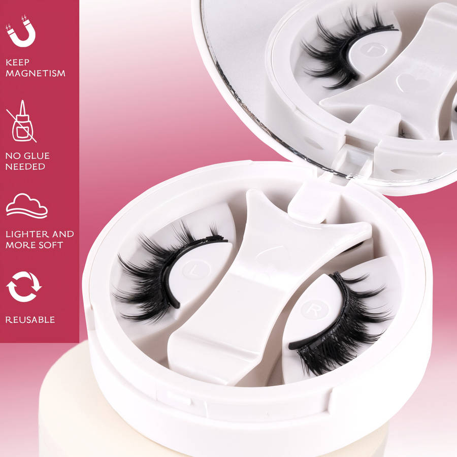 False Eyelashes Color Magnetic Suction Hair A