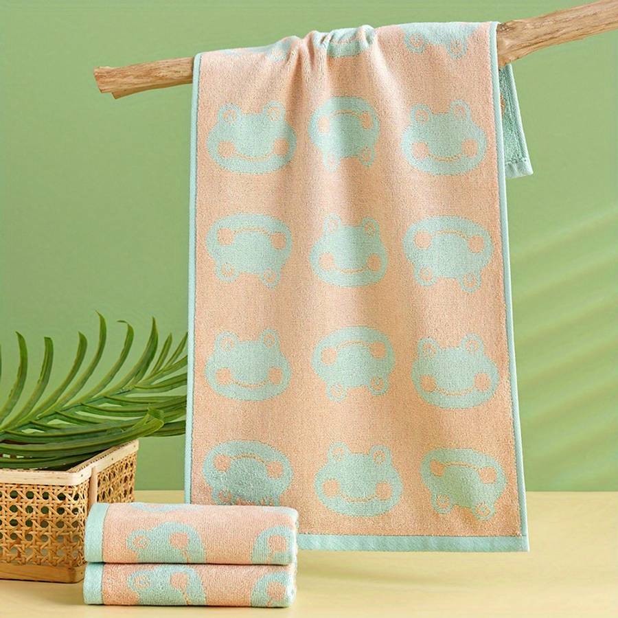 Towel Color Orange  Yellow Quantity2Pcs