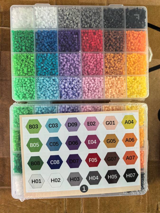 Perler Bead Set 2 Pack Of Size 5 Color