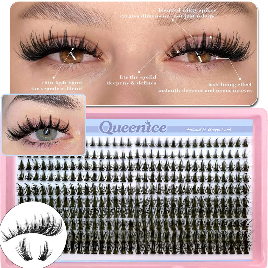 False Eyelashes Model Style F Fairy Lash Clusters